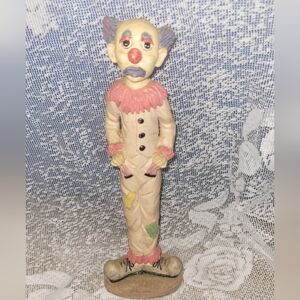 Vintage Thin Clown Figurine